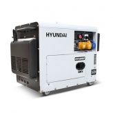 DHY6000SE - Hyundai 5.2kW/6.5kVA Silenced Standby Single Phase Diesel Generator