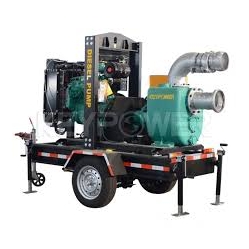 8 Inch Self-Priming Dewatering Sewage Diesel Pump Set With Diesel Engine