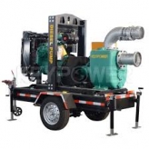 8 Inch Self-Priming Dewatering Sewage Diesel Pump Set With Diesel Engine