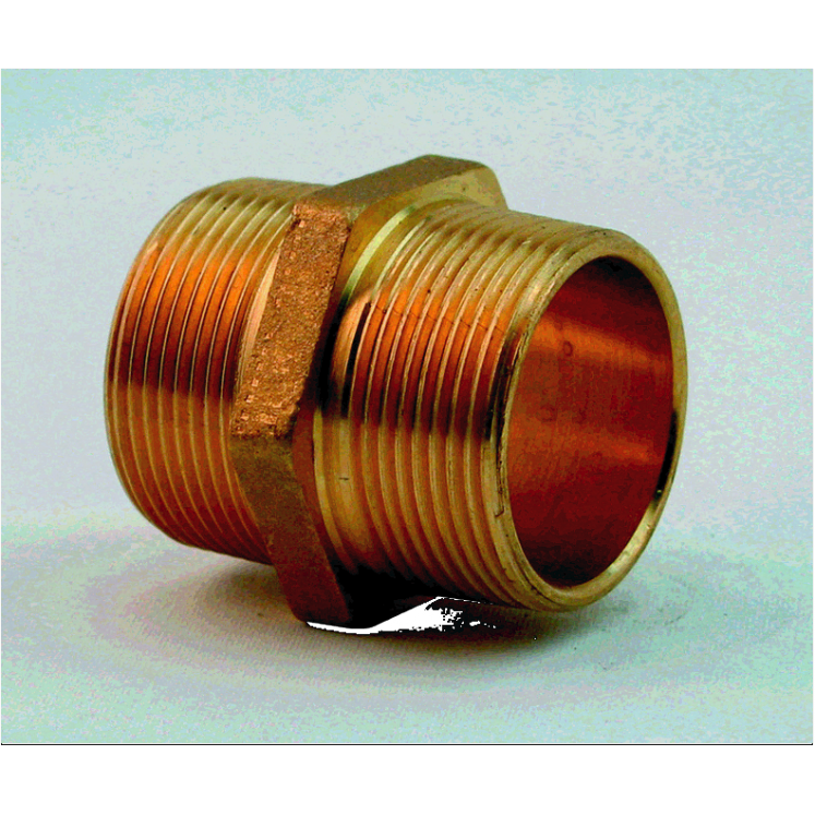 Brass Nipple 4"