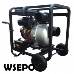 6 INCH 192F 13HP Diesel Engine Powered Aluminum Drainage Water Pump with Electric Start