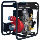 Belon Power 2inch High Pressure Water Pump 186FA Diesel Engine Cast Iron Pump 70 Meter Head Delivery