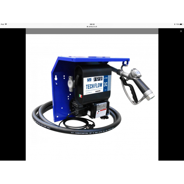 Hi-Fi 60 230v Diesel transfer kit with fuel counter