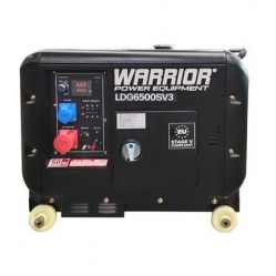 Warrior LDG6500SVWRC AVR Diesel Generator with Wireless Remote Start 3-Phase