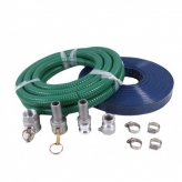 3" Hose Kit 6m Suction Hose 10m Layflat Hose