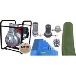 SEM-100X 4" PETROL KOSHIN PUMP EMERGENCY FLOOD KIT - READY TO GO!!