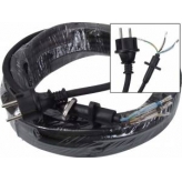 20m Replacment Pump Cables with Gland and euro Shuko Plug